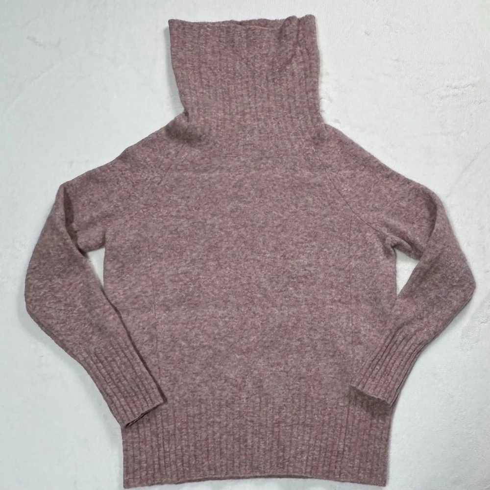Babaton Plutarch Sweater Wool-blend Oversized Turtleneck Dusty Pink Size XS - Picture 8 of 15